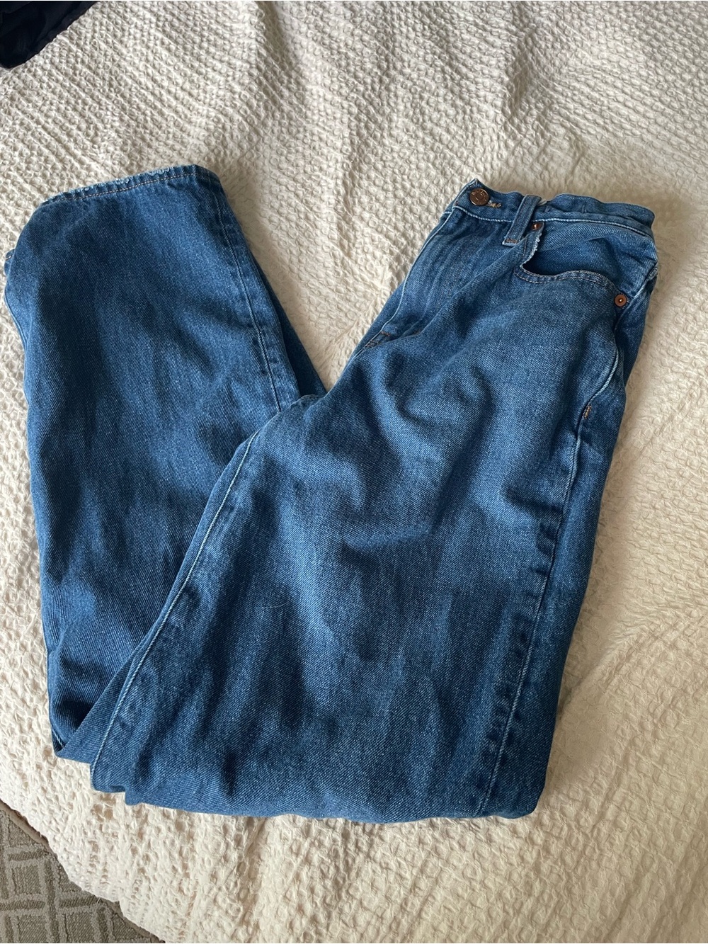 Madewell baggy straight Jeans